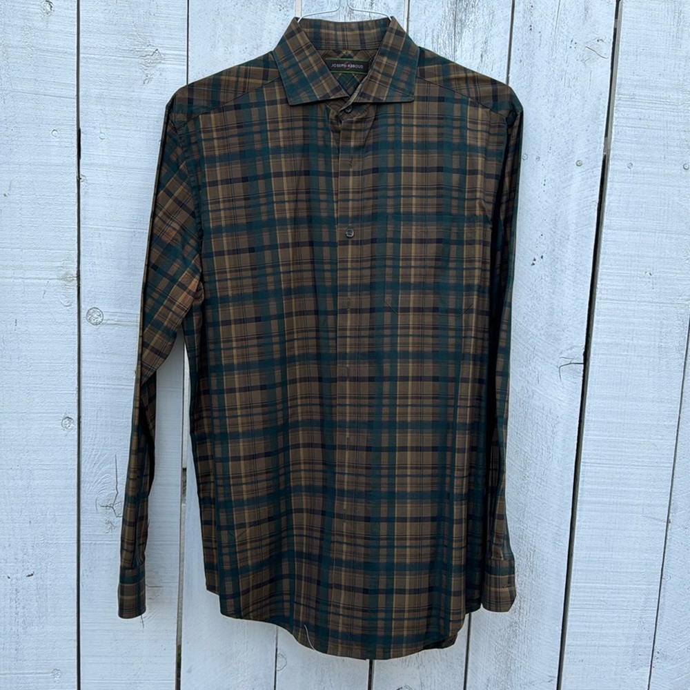 Fall colors dress shirt men’s medium Joseph aboud
